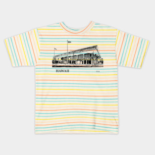 Hawaii State USA Kids T-Shirt