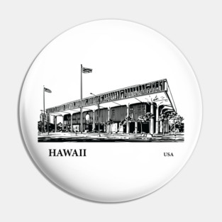Hawaii State USA Pin