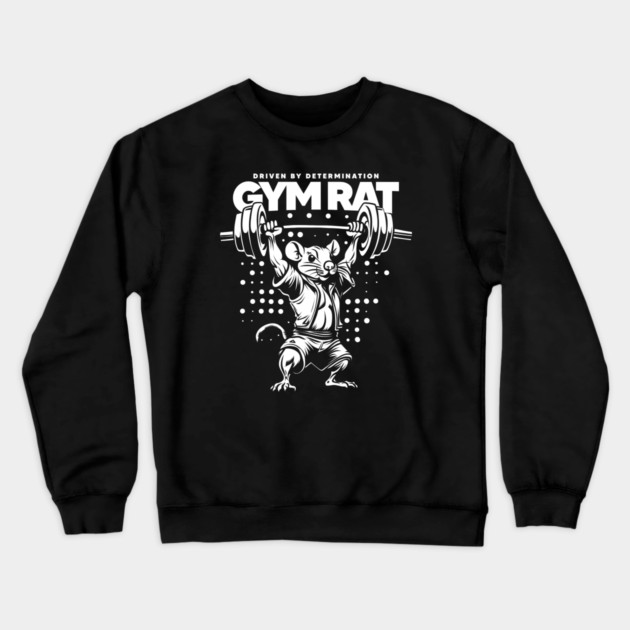 GYM RAT Crewneck Sweatshirt by artslaves