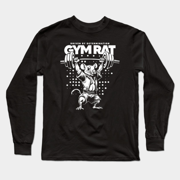 GYM RAT Long Sleeve T-Shirt by artslaves