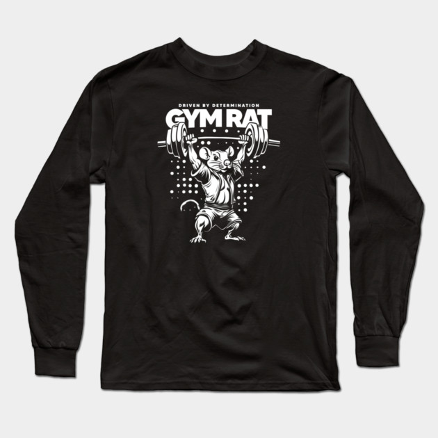 GYM RAT Long Sleeve T-Shirt by artslaves