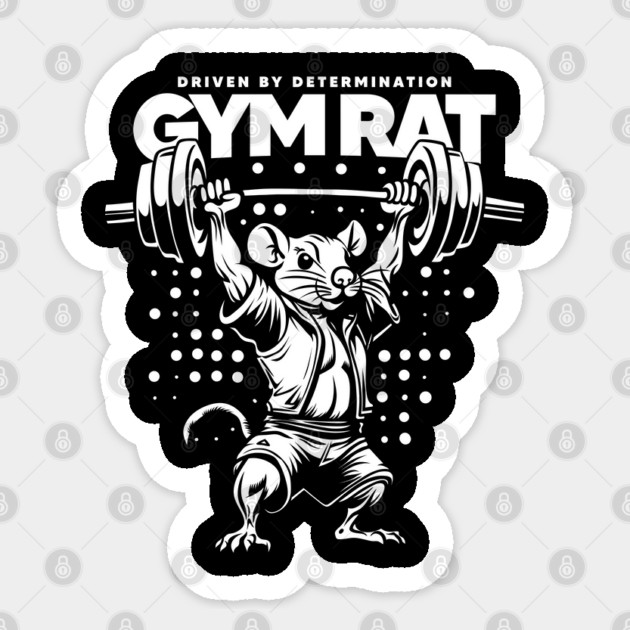 GYM RAT Sticker by artslaves