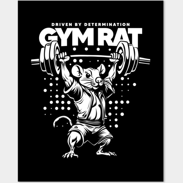 GYM RAT Wall Art by artslaves