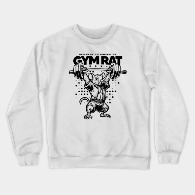 GYM RAT Crewneck Sweatshirt by artslaves