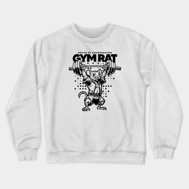 GYM RAT Crewneck Sweatshirt by artslaves