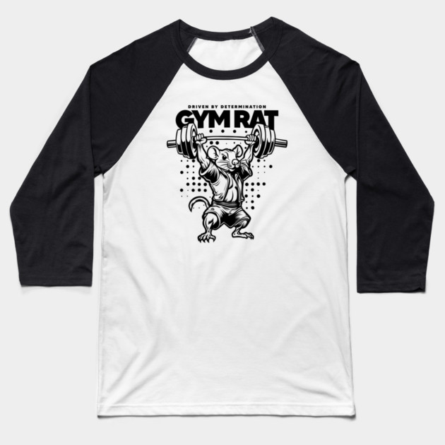 GYM RAT Baseball T-Shirt by artslaves