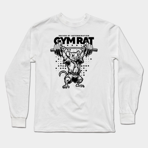 GYM RAT Long Sleeve T-Shirt by artslaves