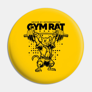 GYM RAT Pin