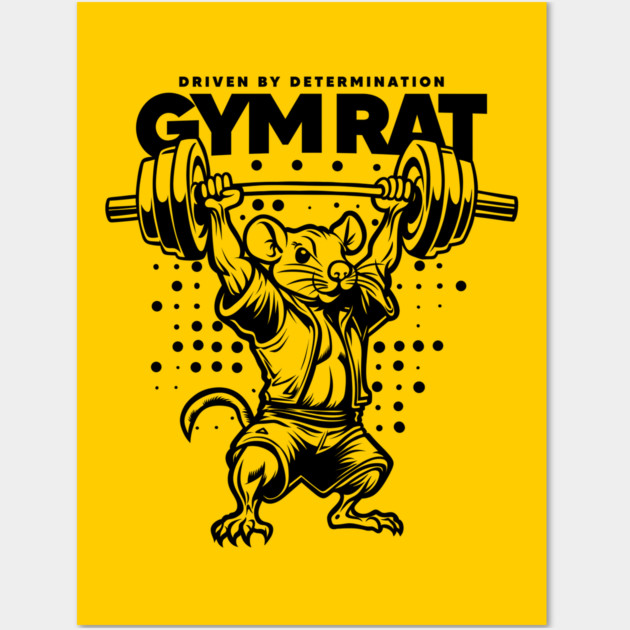 GYM RAT Wall Art by artslaves