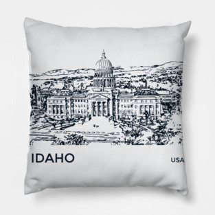 Idaho State USA Pillow