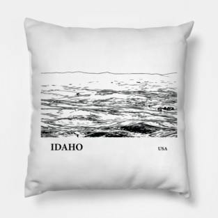 Idaho USA Pillow