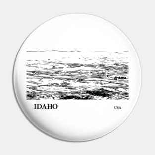 Idaho USA Pin