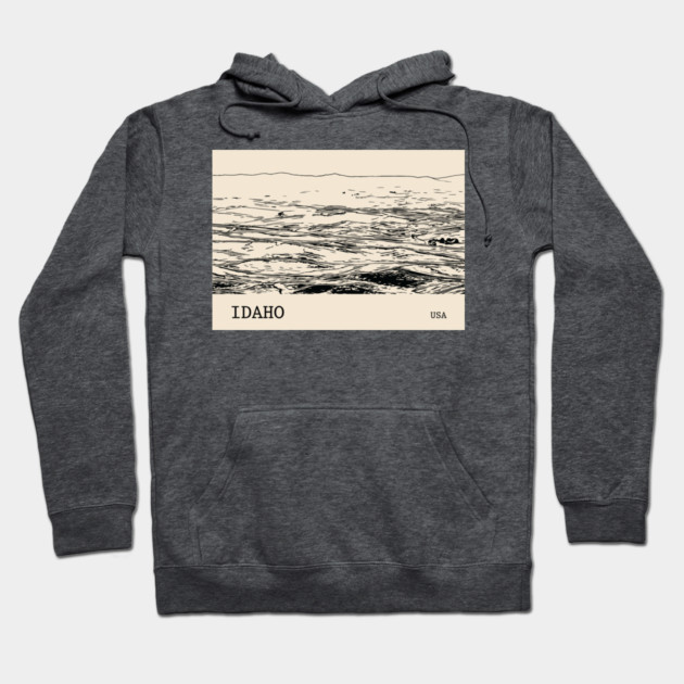 Idaho USA Hoodie by Lakeric