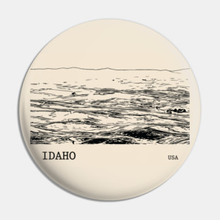 Idaho USA Pin