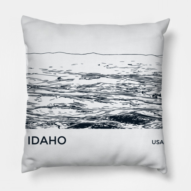 Idaho USA Pillow by Lakeric