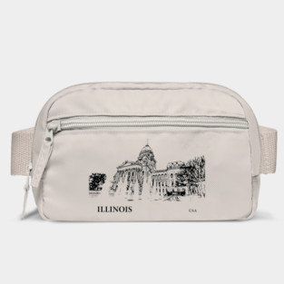 Illinois State USA Bag