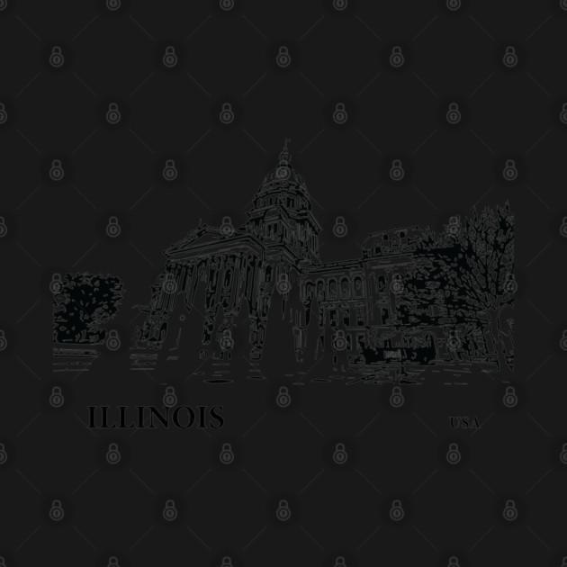 Illinois State USA by Lakeric