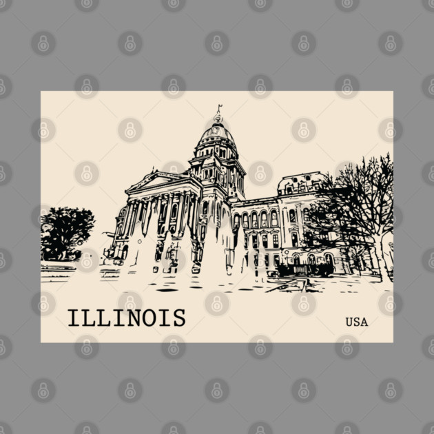 Illinois State USA by Lakeric