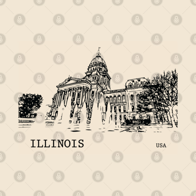Illinois State USA by Lakeric