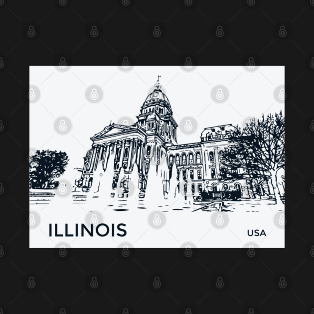 Illinois State USA by Lakeric
