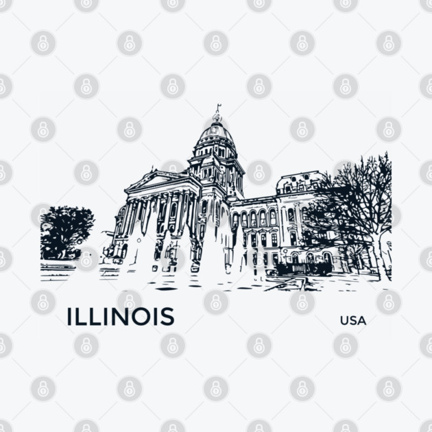 Illinois State USA by Lakeric