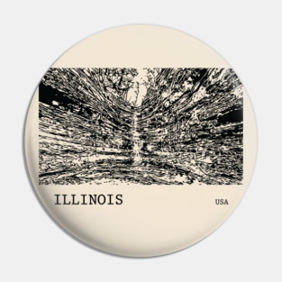 Illinois USA Pin