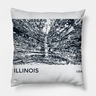 Illinois USA Pillow