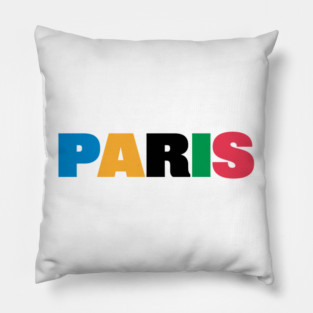 Paris Olympics Color Pillow