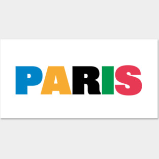 Paris Olympics Color Posters and Art