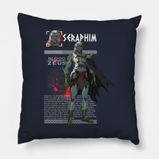 Seraphim (Blood of Zeus) Pillow
