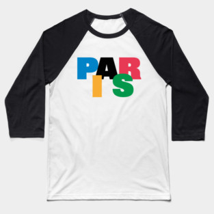 Paris in Olympics Colors Baseball T-Shirt
