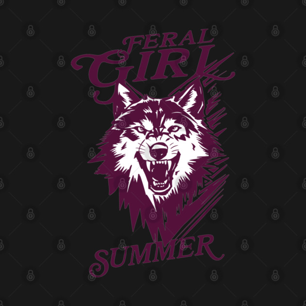 Feral Girl Summer Wolf by JessArty
