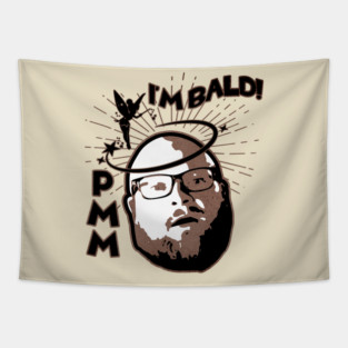 Paging Mr. Morrow "I'm Bald" PMM Youtuber Edition Tapestry