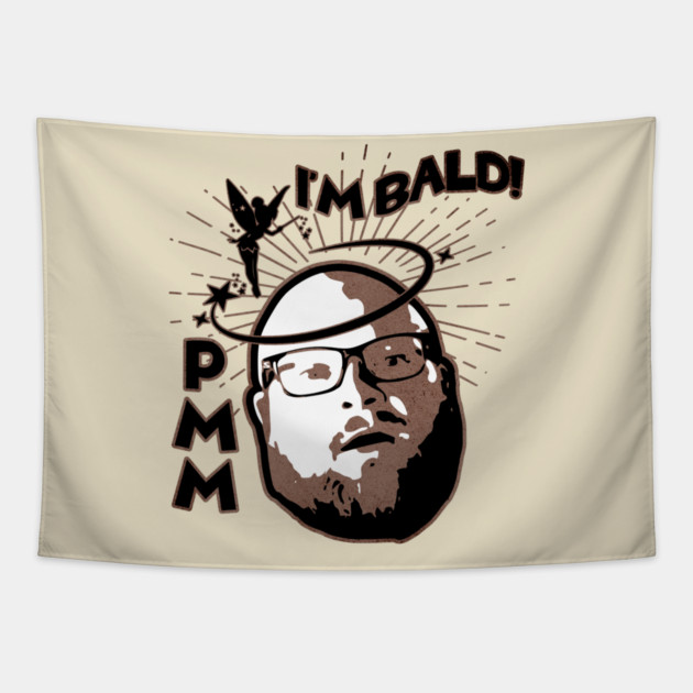 Paging Mr. Morrow "I'm Bald" PMM Youtuber Edition Tapestry by Joaddo