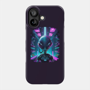 Alien-Head Phone Case