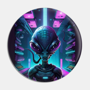 Alien-Head Pin