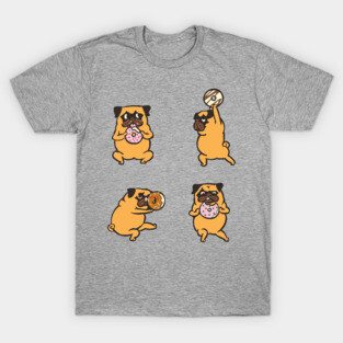Donut Skip Legday with The Pug T-Shirt