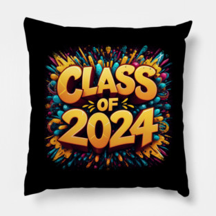 Class Of 2024 Senior Graduation Pillow