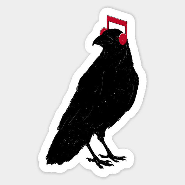 Music Crow Magnet by GoshWow®
