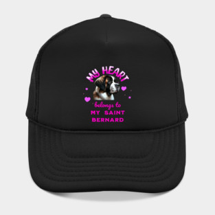 My Heart Belongs to my Saint Bernard Hat