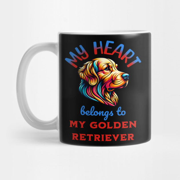 My Heart Belongs to my Golden Retriever by BirdsnStuff