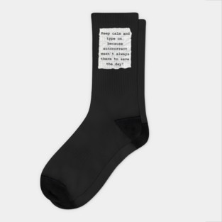 The Typing Era Socks