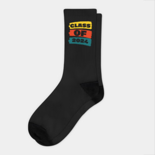 VIBRANT CLASS OF 2024 Socks