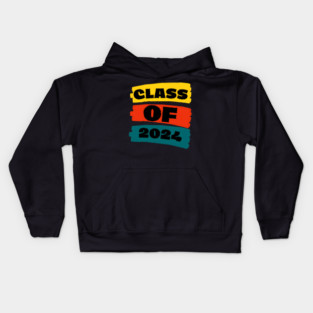 VIBRANT CLASS OF 2024 Kids Hoodie
