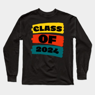 VIBRANT CLASS OF 2024 Long Sleeve T-Shirt