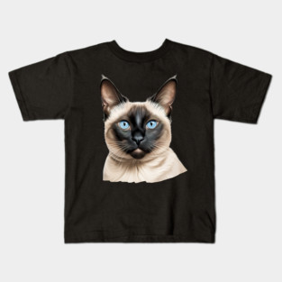 Sweet Siamese Cat Kids T-Shirt