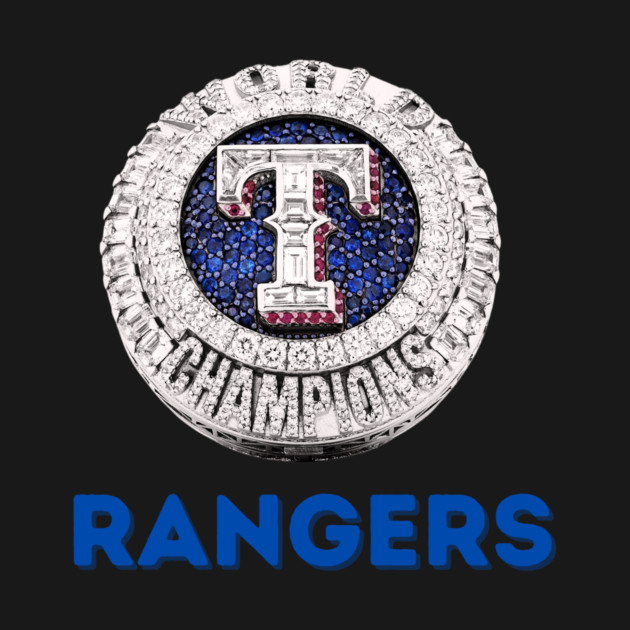 Texas Rangers World Series Ring Texas Rangers T-Shirt TeePublic