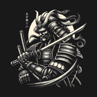 Samurai Woodcut T-Shirt
