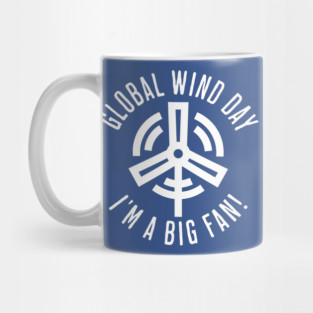 Global Wind Day Fan Pun Mug