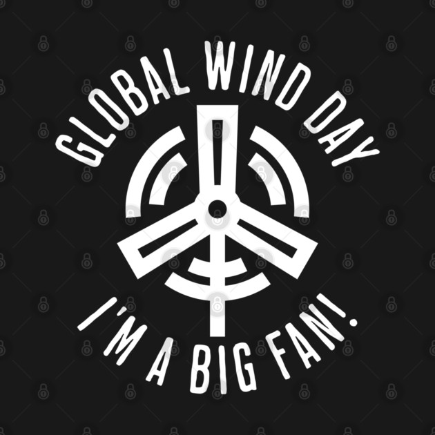 Global Wind Day Fan Pun by HolidayBug